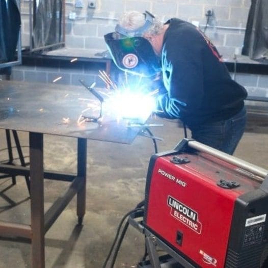 Beginning Welding: Layout Table class project
