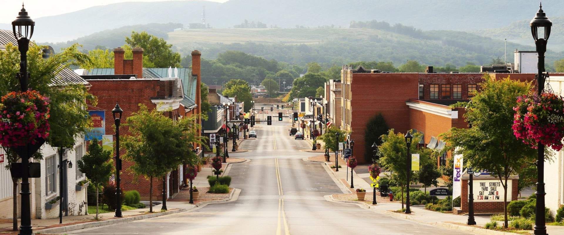 Main Street in downtown Waynesboro